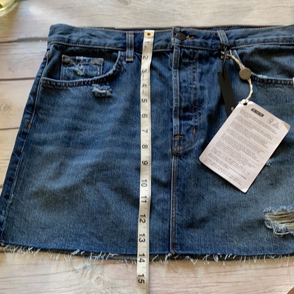 J Brand Bonny Mid Rise Denim Skirt Size 28 - Picture 13 of 13